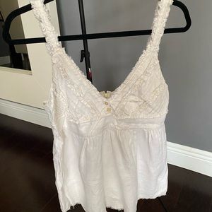 Joie boho style flowy top with gold fleck in a   size medium